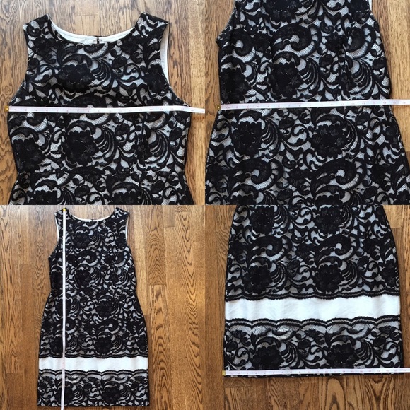 Black Lace Sheath Dress by The Limited - Picture 7 of 8